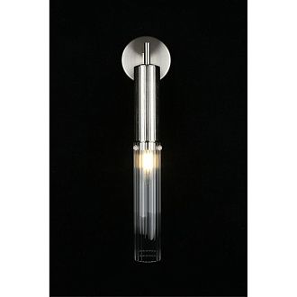 Бра 10*10*43 см, 1*E14, 40W, Aployt KASIA APL.327.21.01, никель