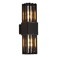 Светильник уличный настенный черный/черный E27 2*15W St Luce  SL9018.401.02