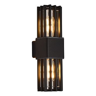 Светильник уличный настенный черный/черный E27 2*15W St Luce  SL9018.401.02