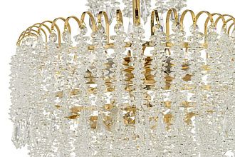 Люстра подвесная *40*45 см, 5*E14*40W, Arti Lampadari Daverio Gold Daverio E 1.5.40.105 G, золотой