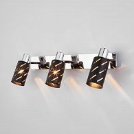 Настенный светильник 45 см Eurosvet Fente 20090/3 черный/хром