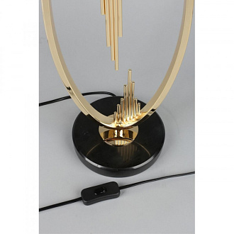 Настольная лампа Aployt Luiza APL.740.04.01, черный-золото