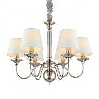 Подвесная люстра 65*70-150 см, 6*E14, 40W, Aployt Perla APL.731.03.06, хром