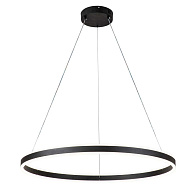Подвесной светильник 800*1000*100/1240 мм, 1*LED 123W 3000-5700K черный Indigo Galass V000036L, 14001/1P Black
