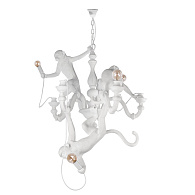 Подвесной светильник 80*100 см, 5*E27 LOFT IT Monkey 10314 White белый