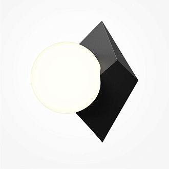 Настенный светильник 22 см, Maytoni Cubeo MOD445WL-01B, черный