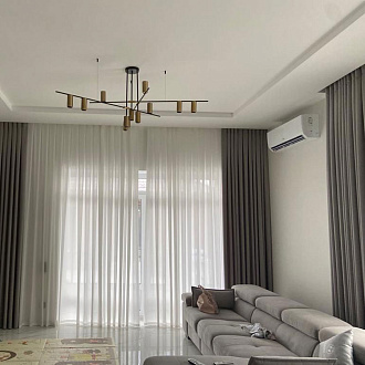 Подвесная люстра 138 см Kink Light Рия 07621-12,20 черный