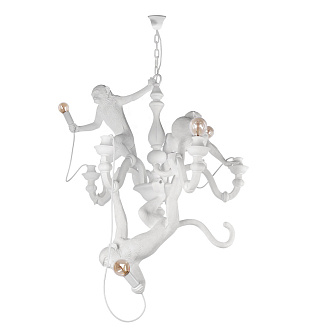 Подвесной светильник 80*100 см, 5*E27 LOFT IT Monkey 10314 White белый