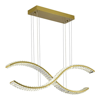 Светильник подвесной 18*200 см, LED*1*44W, 3000K, St Luce Aceno SL6206.303.44, Латунь 