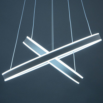 Светильник 60 см, 108W, 3000-5500K Citilux Дуэт CL719640 белый