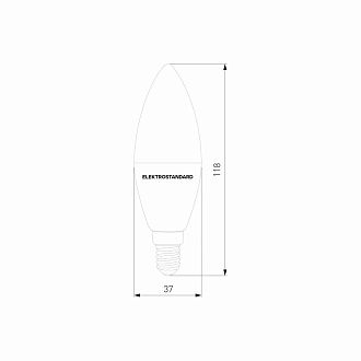 Умная лампа Свеча  LED C37 Е14 7W 3300К-6500К CCT+DIM (BLE2779) BLE2779 Elektrostandard  4690389217142, a071005