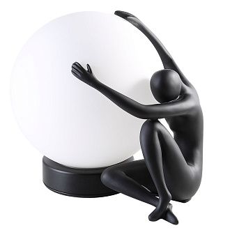 Настольная лампа 28*32*28 см, 1*LED, 10W, 3000K Divinare Eleganza 1042/06 TL-10, Черный