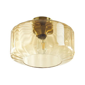 Светильник потолочный Odeon Light Binga 4747/1C, диаметр 30 см, бронза