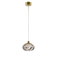 Подвесной светильник 17*168 см, 1*LED*4W 3000K Odeon Light MELA 7044/4L бронзовый