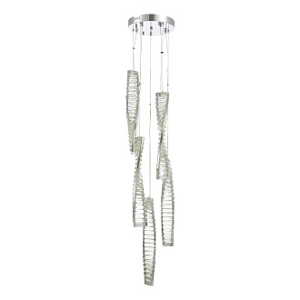 Светильник подвесной 28* см, LED*1*55W, 3000K, St Luce Elica SL6205.103.05, Хром