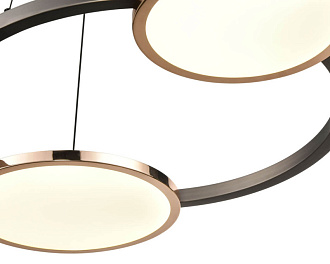 Подвесной светильник 50*70*150 см, 2*LED графитовый Vele Luce Medusa VL7272P02