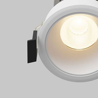 Встраиваемый светильник 7 см, 10W, 3000K, Maytoni Technical Dip DL115-10W-3K-W, белый