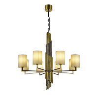 Подвесная люстра 90*80 см, 8*E14, 336W, ST-Luce GLORIA SL1638.303.08 латунный