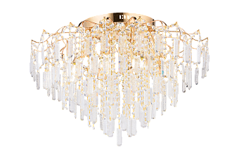 Люстра 720*500, 16*E27, 40W NewRgy Хрусталь (Эконом) 2047/8+8 FG, Золото