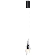 Подвес одиночный *12,5*26,6-238 см, 1*LED*6W, 3000K, Odeon Light Afalina 5442/6LA, черный