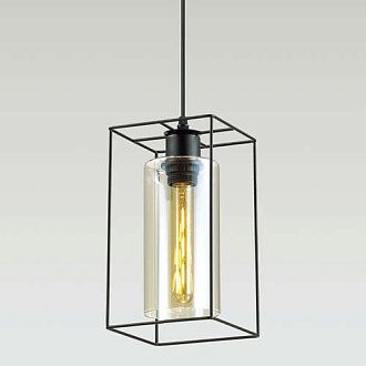 Подвесной светильник Lumion Olaf 3728/1 Черный, диаметр 15.5 см