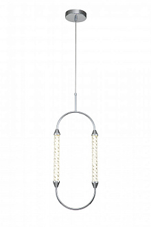 Подвесной светильник 235*235*665/2180 мм, 1*LED 8W 4000K хром Indigo Ellisse V000027L, 14005/1P Chrome