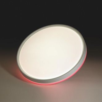 Cветильник 50 см, LED 1*70W, 3000-6000 К, Sonex Kezo Pink 7708/EL, белый/розовый