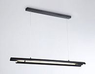 Подвесной светодиодный светильник 94,5*6*6-106 см, **W, 4200K, Ambrella Light Techno Spot TN71337, черный