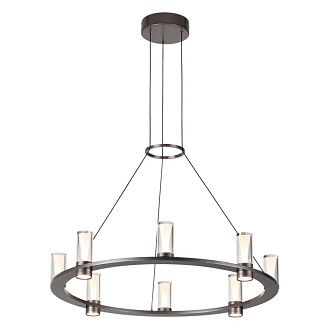 Подвесной светильник *8*200- см, 8*LED*45W, 3000K, Odeon Light Defance 7143/55L, черный