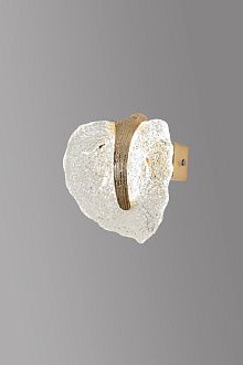 Бра 78156-1L, W140*H150 LED, 15W, 3000/4000/6000K, Alva Donna, GD/BK