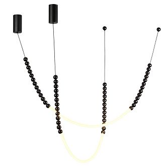 Светильник *3*150- см, 2*LED*25W, 3500K, Odeon Light Monella 7149/24CL, черный