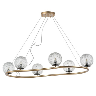 Люстра подвесная 115*6 14 см, 6*G9*36W, Золото Lightstar Bari 815263