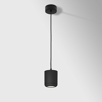 Подвесной светильник 9*150*9 см, 15W 4000K Elektrostandard Onde 50249 LED черный
