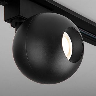 Трековый светодиодный светильник для однофазного шинопровода Ball Черный 8W 4200K LTB76 Elektrostandard