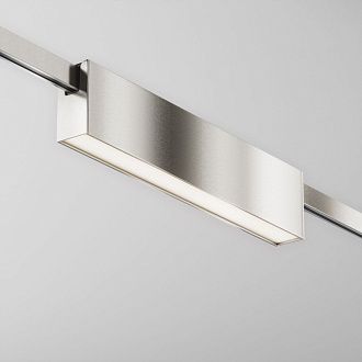 Трековый светильник  TR151-1-12W4K-PT 23,2*2,4*-4,85 см, *LED*12W, 4000K, Maytoni technical FLARITY TR151-1-12W4K-PT, Платина