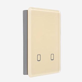 Радиовыключатель сенсорный HiTE PRO SN-R2 (бежевый, закругленные углы) HPSW-SNR2-BG
