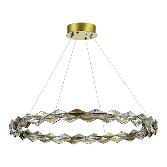 Люстра подвесная 80* см, LED*1*30W, 3000K, St Luce Diamanta SL6009.213.01, Хром