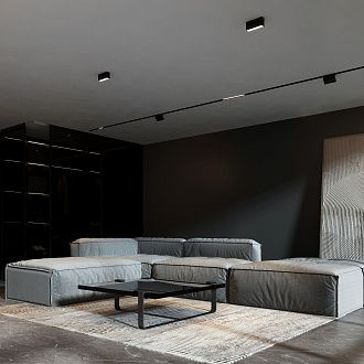 Светильник 14 см, 10W, 4000K, Elektrostandard Block 25109/LED, черный