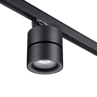 Светодиодный светильник 10 см, 25W, 4000K, Novotech Groda 358787, черный