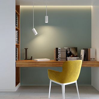 Встраиваемый подвесной LED светильник белый Drop 8W (50222 LED) 50222 LED Elektrostandard, вр 4,5 см