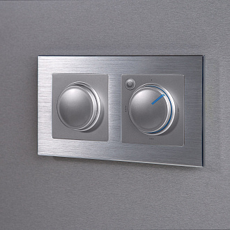 W1151106 Терморегулятор электромеханический для теплого пола, серебряный Werkel, 4690389156021