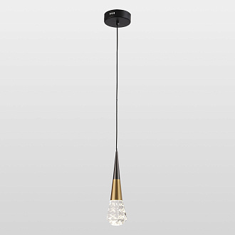 Подвесной светильник 8*160 см, 1*LED*3W 4000K блестящее золото Lussole Duval LSP-7140