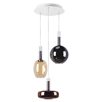 Люстра подвесная *35-150 см, 18W, 3000K, Lightstar Disco 792139, Белый