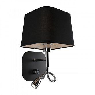 Бра 22*18*30 см, 2*E14, 40W, Omnilux Omnilux 626 OML-62611-02, черный