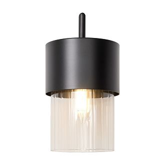 Бра 20,5*12*-22 см, 1*E14*40W, Freya Люмин / Lumin FR5515WL-01B, Черный