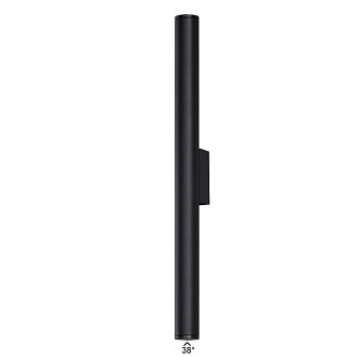 Уличный настенный светильник 60 см, 10W, 3000K, Odeon Light 7105/10WL, черный