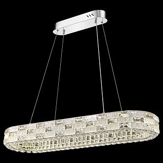 Подвесная люстра 100 см, 80W, 3000-6000K, Wertmark Elaine WE469.10.103, хром