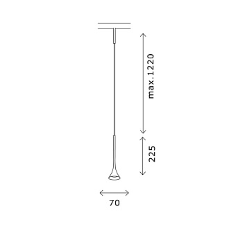 Магнитный трековый светильник SUPER5 7*22,5 см, 1*LED 5W 4000K ST LUCE ST688.446.05 черный