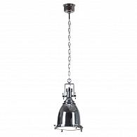 Подвесной светильник Lussole Loft GRLSP-9614, диаметр 23 см, хром