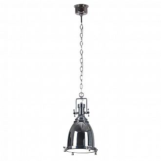 Подвесной светильник Lussole Loft GRLSP-9614, диаметр 23 см, хром